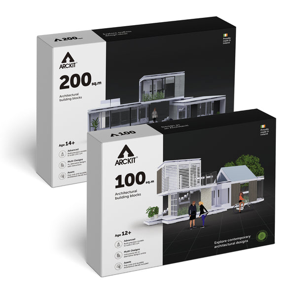 Bundle kit with Arckit 100 sqm. and Arckit 200 sqm Architectural Model Kits