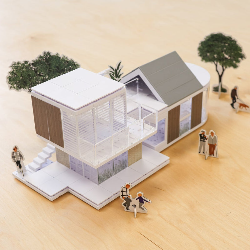Bundle kit of 10 Arckit 100 sqm. Architectural Model Building Kits & Building Plates