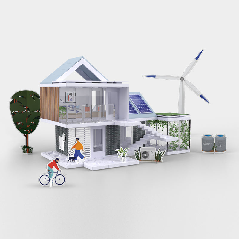Bundle kit with Arckit 100 sqm. and GO Eco Architectural Model Kits