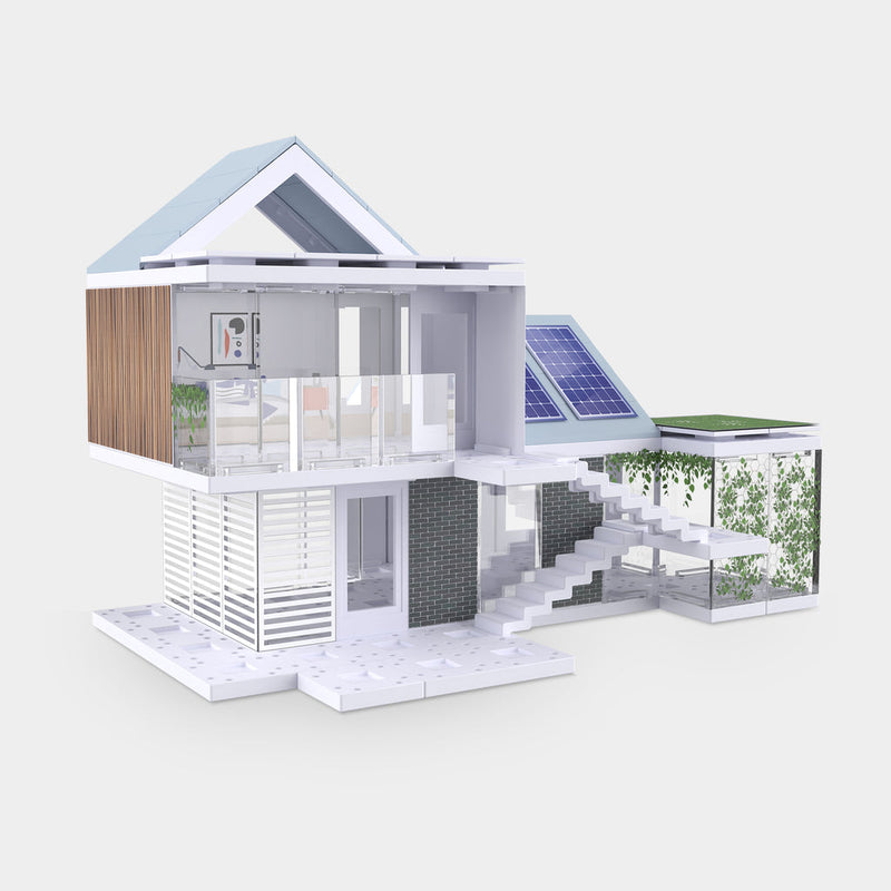 Bundle kit of 12 Arckit GO Eco Model House Kits & Building Plates