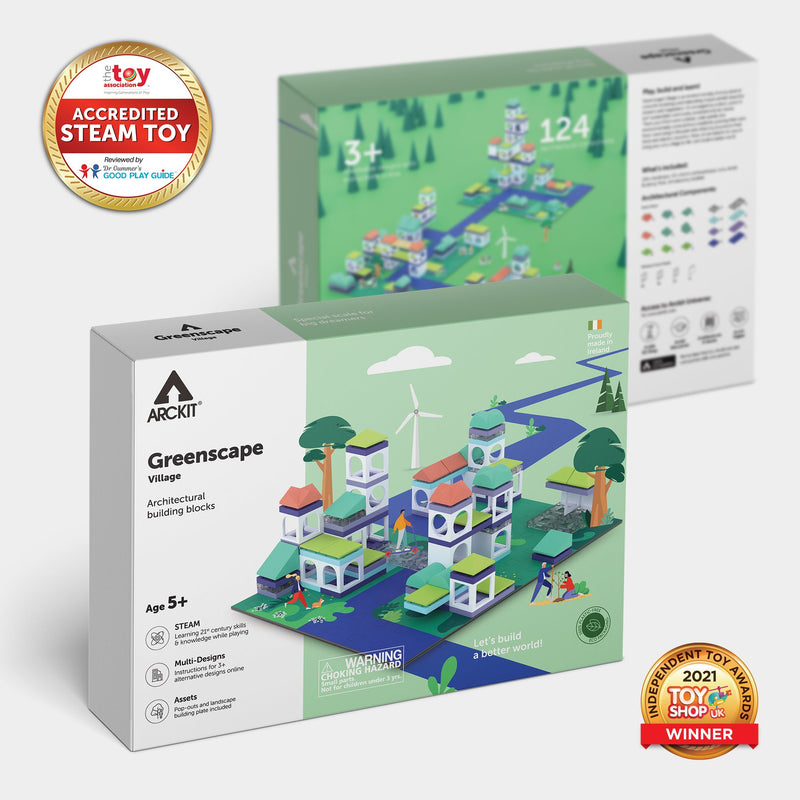 Bundle kit of 12 Arckit Greenscape Village Model House Kits & Building Plates