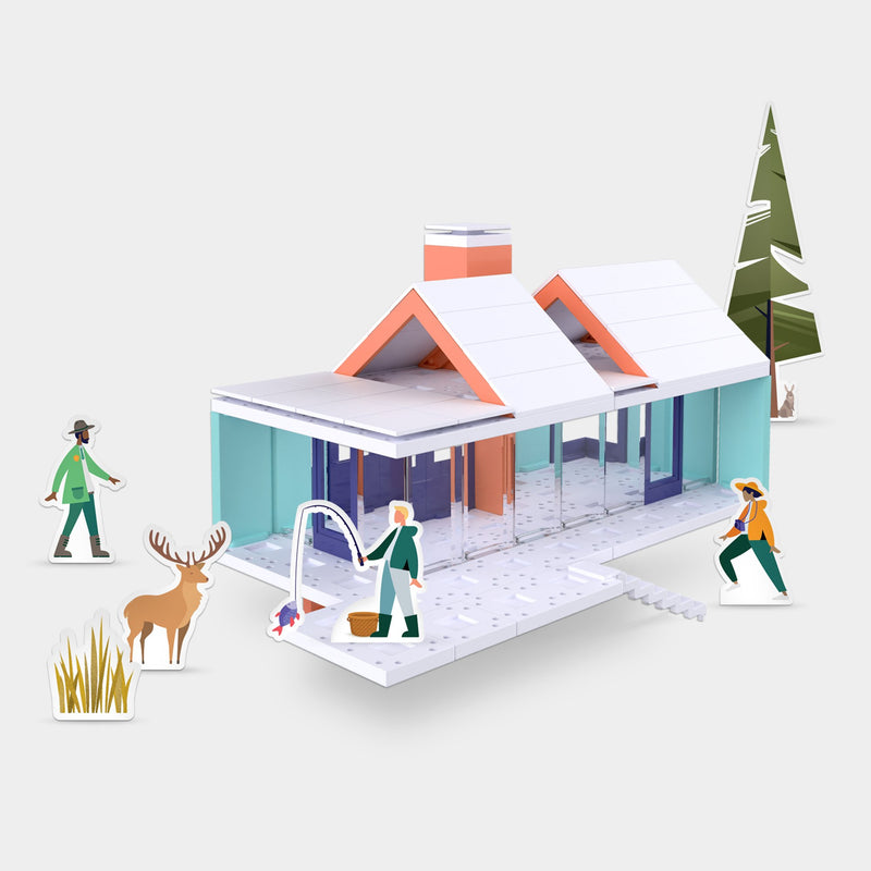Bundle kit of 6 Arckit Mountain Living Architectural Model House Kits & Building Plates