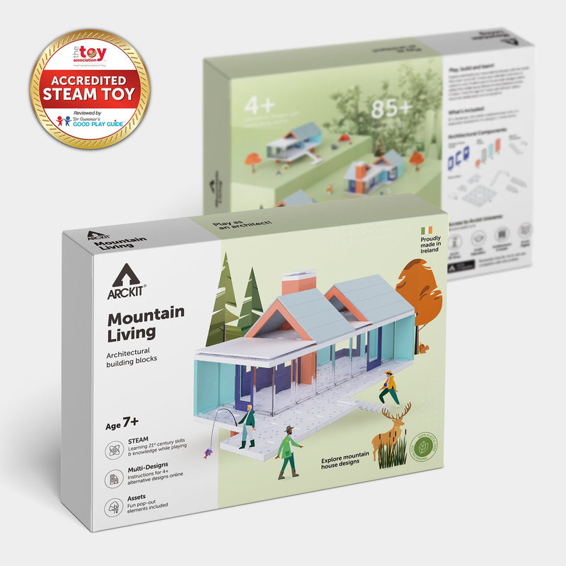Bundle kit of 6 Arckit Mountain Living Architectural Model House Kits & Building Plates