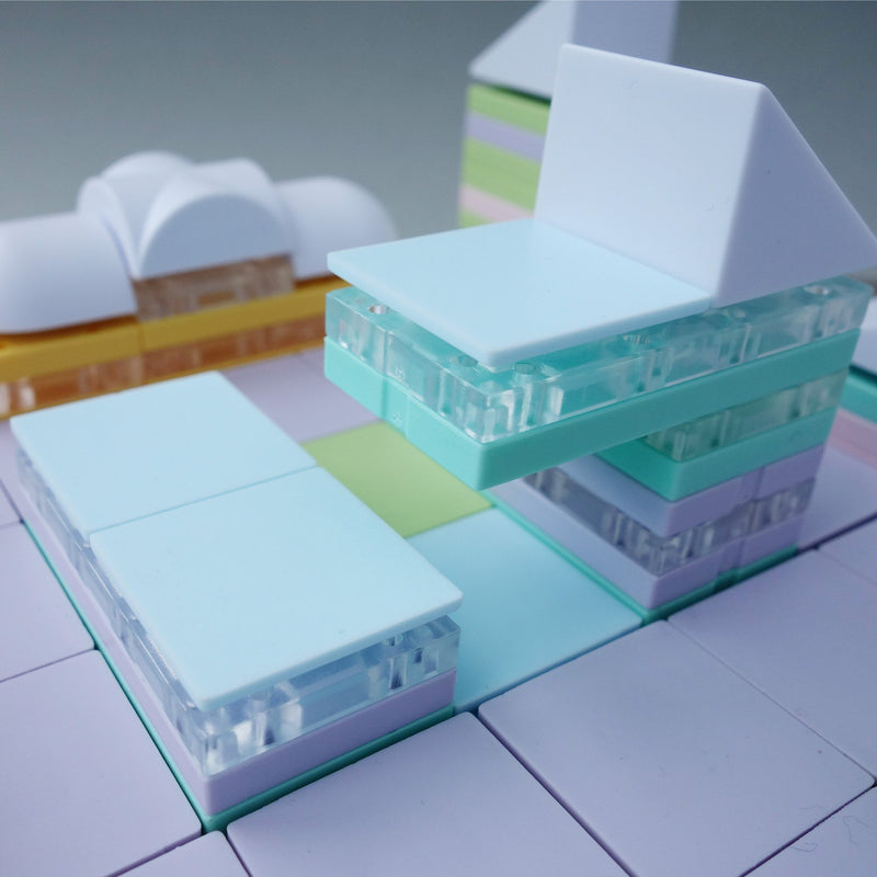One-by-One Blue Smooth Floor or Roof Tile 5.05