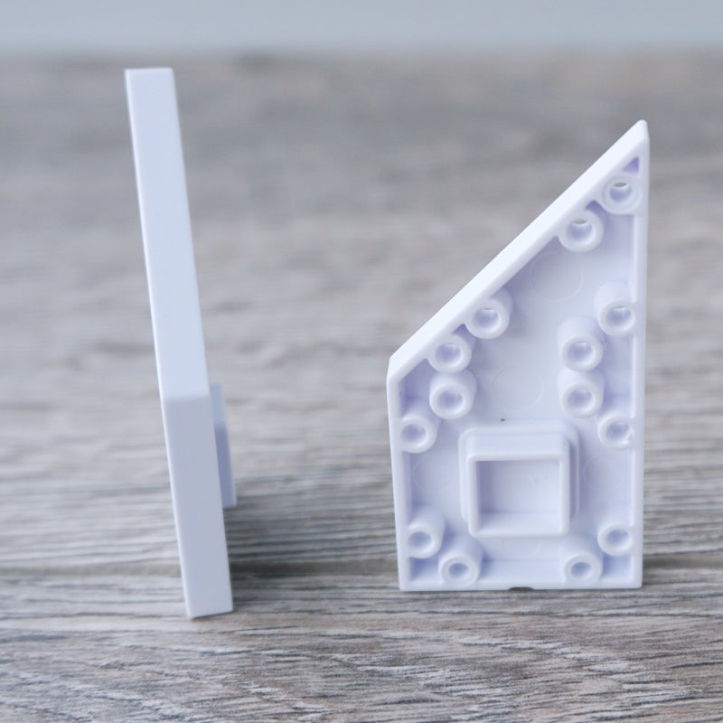 One-by-Two White Left Angled Floor or Roof 1.08