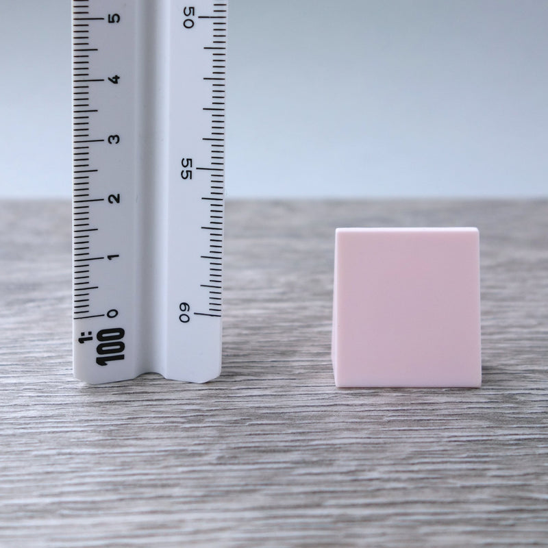 One-by-One Pink Low Angled Tile 6.13