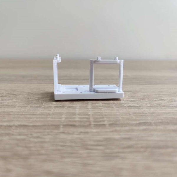 White Half Wall Panel Square 2.05